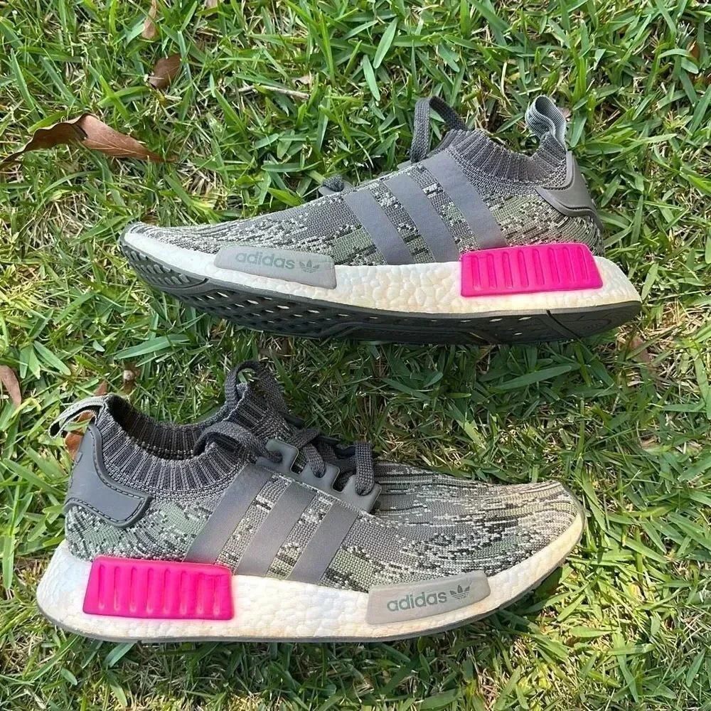 Adidas Originals NMD_R1 Primeknit Sneakers Boost Camo - Picture 9 of 12